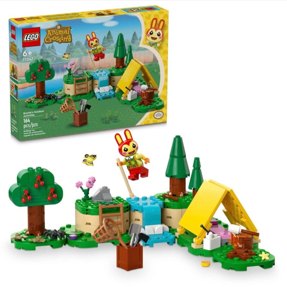 New LEGO Animal Crossing 77047 Bunnie's Outdoor Activities Factory Sealed Box